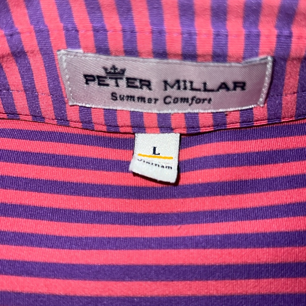 Peter Millar Summer Comfort Men’s Large Polo - Picture 2 of 5